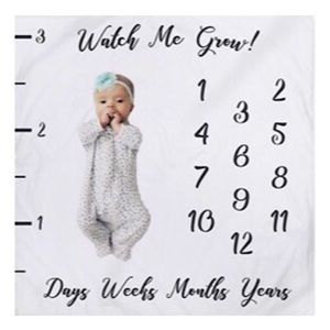 Baby Monthly Milestone Blanket